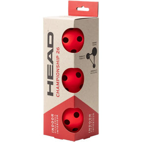 HEAD Championship 26 Indoor Pickleballs 3pk